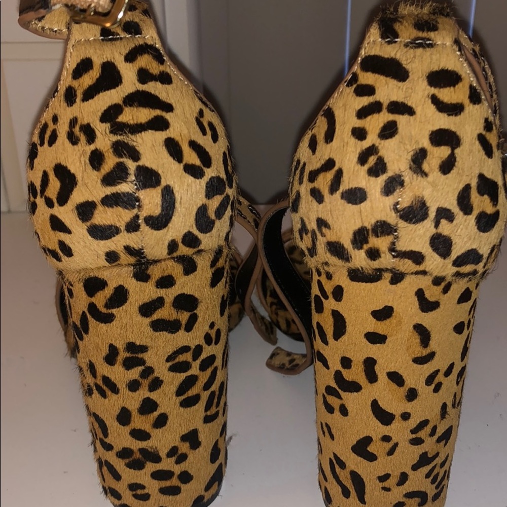 Steven Madden Cheetah Print Chunk Heels - image 1